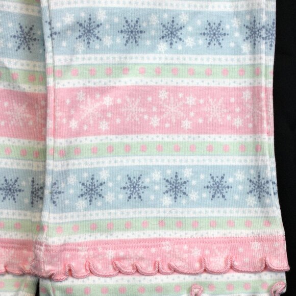 2007 Gymboree Baby Snow Princess 12 18 M Pink Leggings Pants Snowflakes - Picture 3 of 8